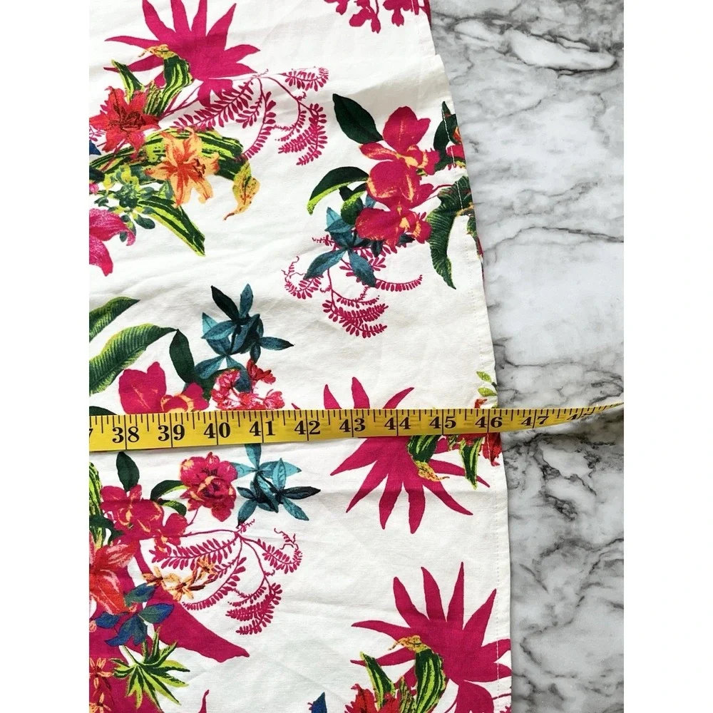 INC International Concepts Dress Linen Bouquet Floral Halter Tie‎ Maxi PS Resort